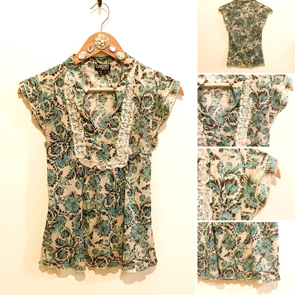 XOXO Ruffle Blouse